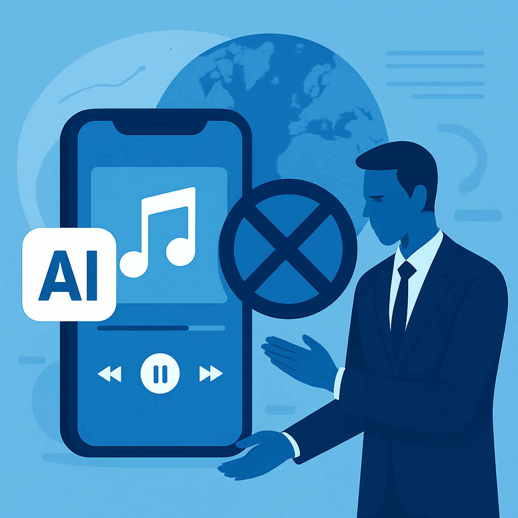 Discográficas buscan excluir canciones creadas por IA de las listas de éxitos mundiales